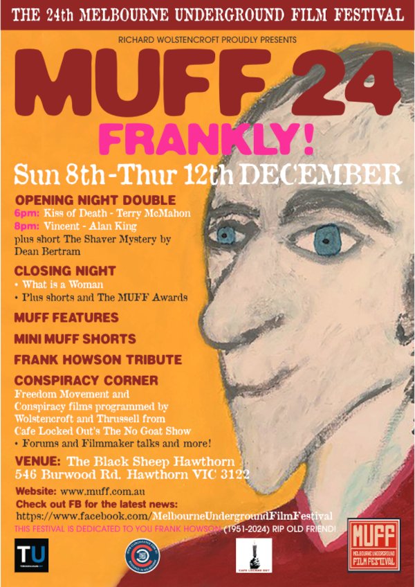 MUFF 24 poster version 2, Frankly! tribute