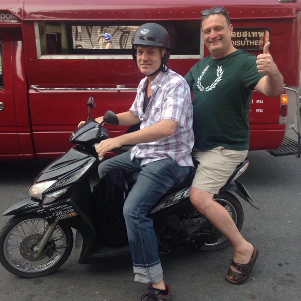 Richard Wolstencroft thumbs up!